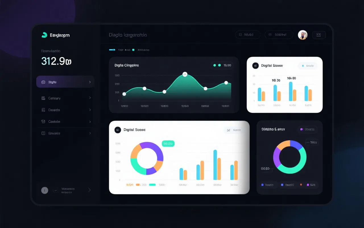 数据看板示意图